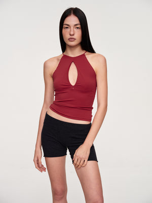 CSFC Livia Zip up Cutout Top