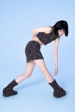 CSFC Knit Skirt & Leg Warmer Set (Black)