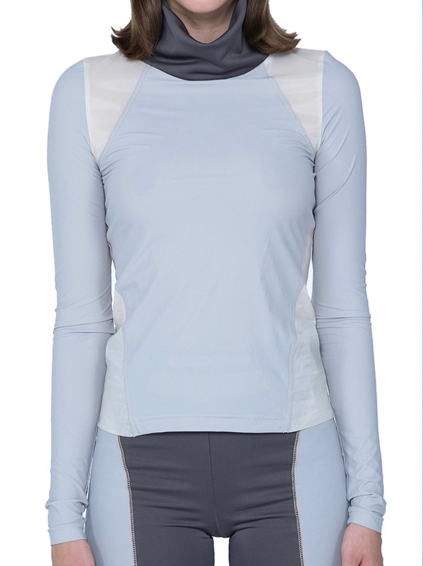 CSFC SPORT Mesh Panelled T-Shirt（Light Grey）