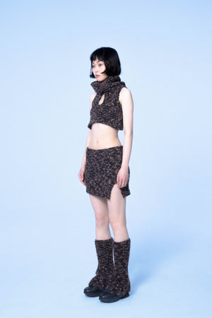CSFC Knit Skirt & Leg Warmer Set (Black)