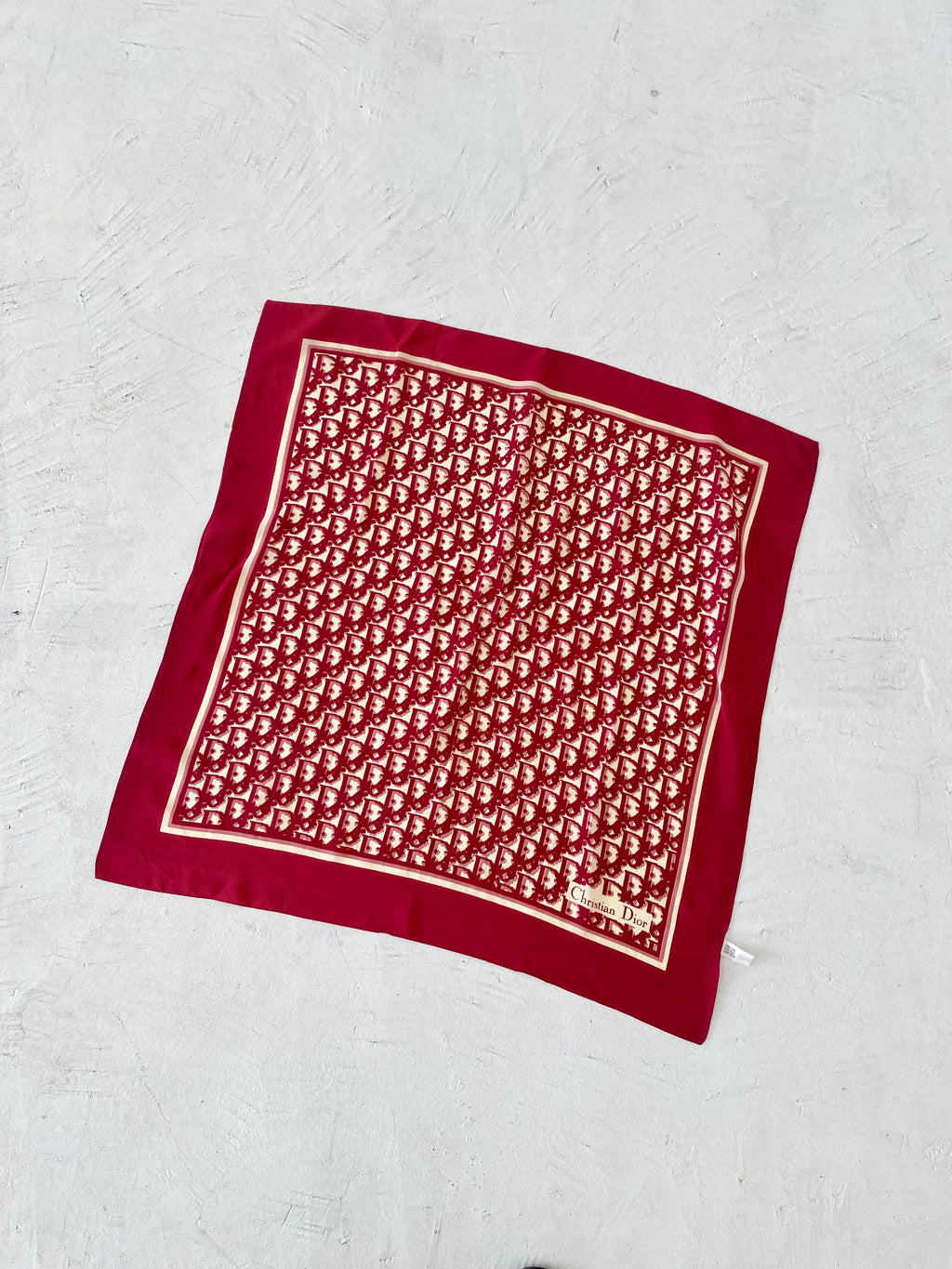 Vintage Dior Monogram Silk scarf
