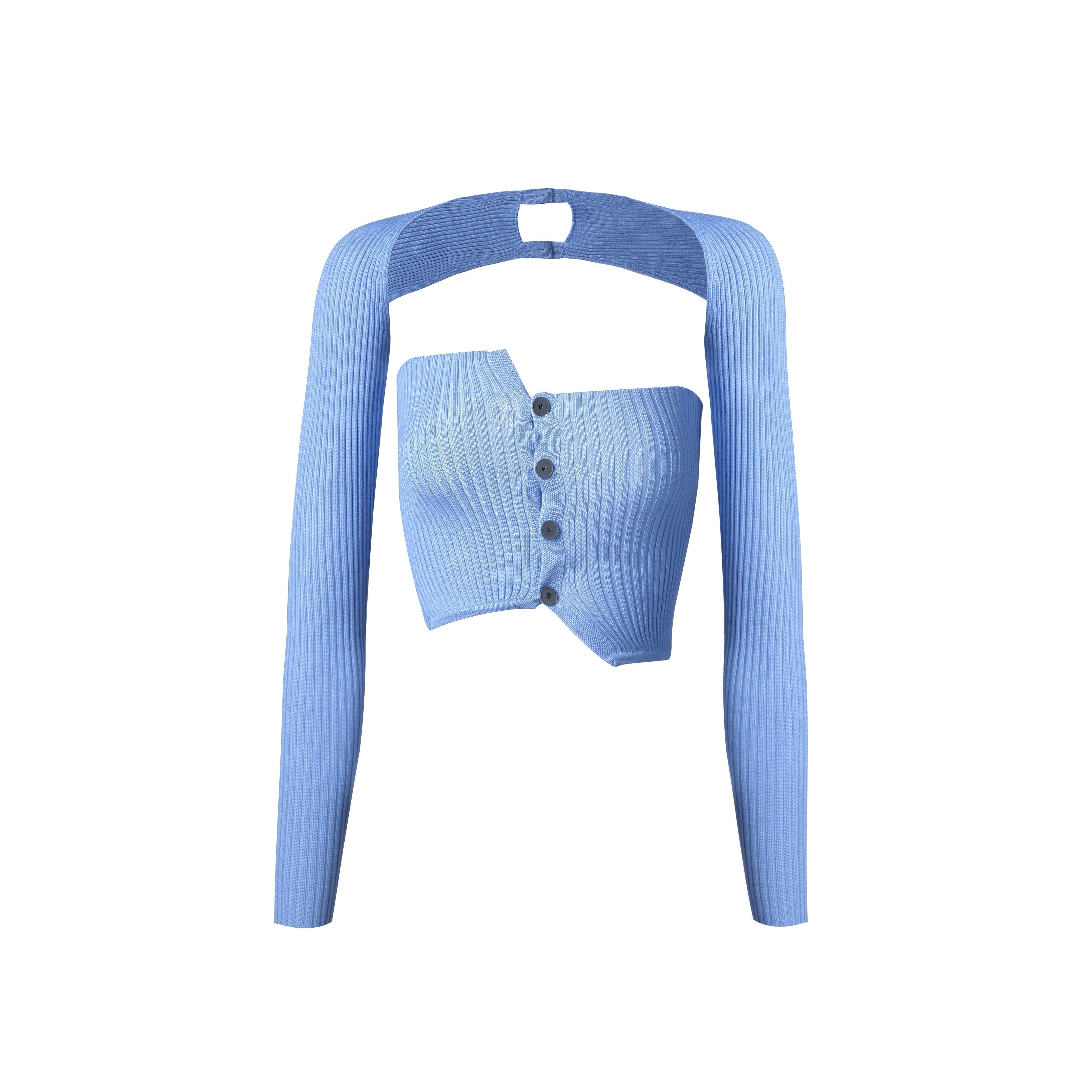 CSFC(C) Multi Variation Tube Knit Top w/ sleeves
