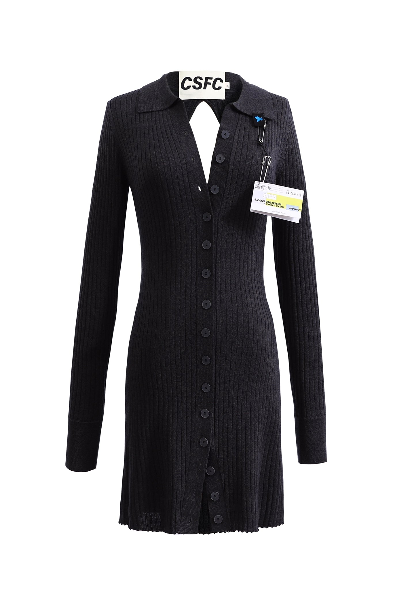 CSFC Essentials Signature Backless Knit Dress